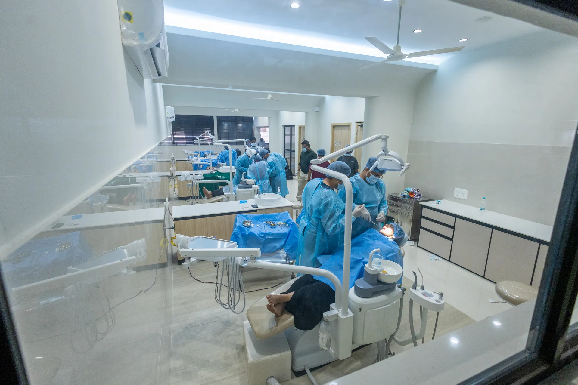 Overview of Implant Centre with Multiple Surgeries